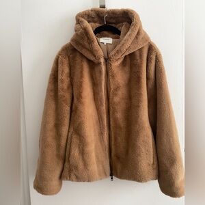 Vince faux fur hoodie